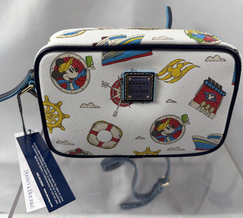 Disney Dooney & Bourke DCL Cruise Line Crossbody Camera Bag NWT! Mickey Minnie